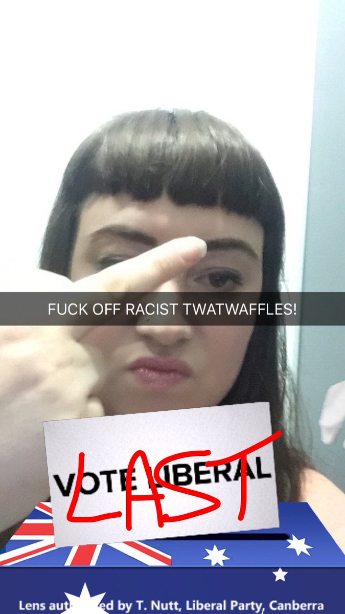 zapparina's tweet image. #libliars trying to get in touch wif yoof. #snapchatfail #auspol2016 #turnbull is a first class #douchecanoe