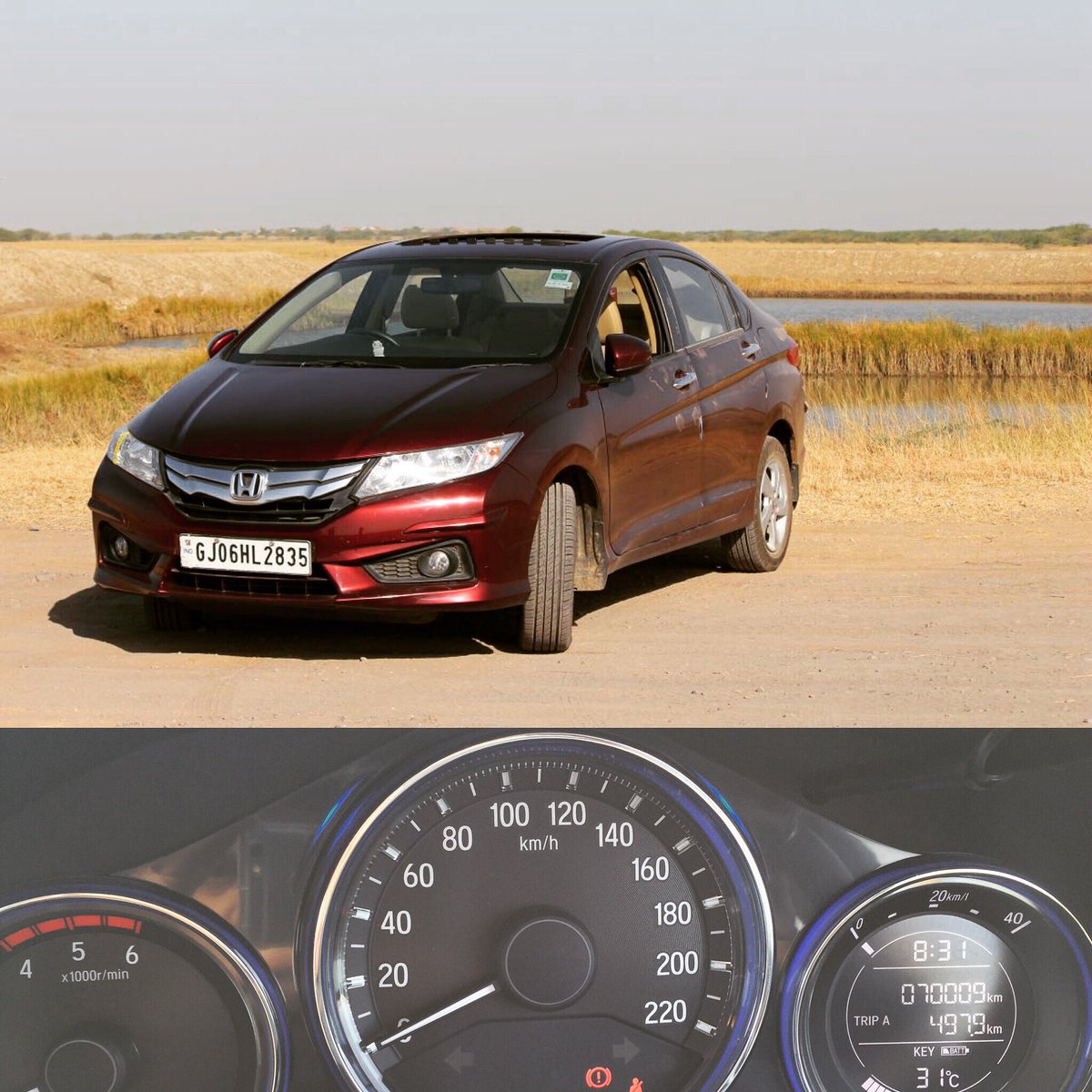 nk_yogesh's tweet photo. Happy 2nd Anniversary to my Joy of Ride #BestInSegment #HondaCity  #70KJournyIn2Yrs #SuprbPerformance @HondaCarIndia https://t.co/vDiHJSEySP