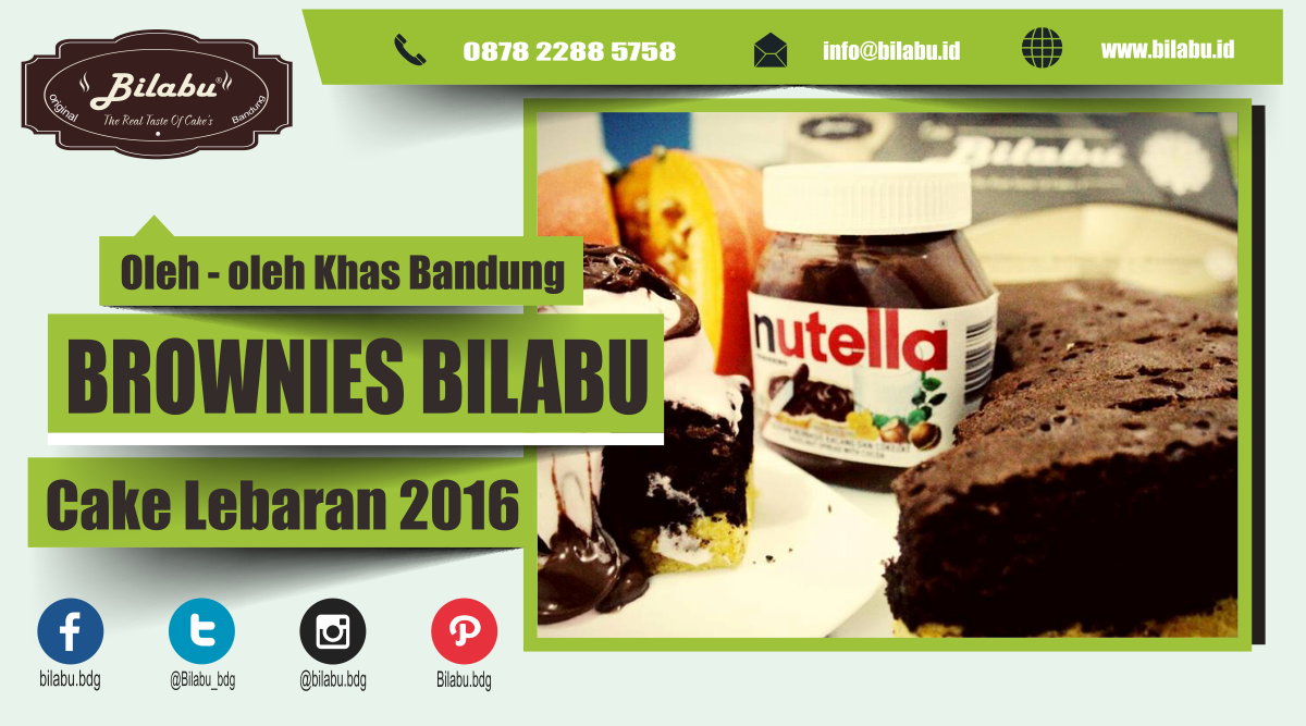 infobdg's tweet photo. Rasakan Sensasi Melting Coklat Brownies Labu &amp; Brownies Ubi Cilembu Kue Lebaran 2016 @Bilabu_bdg https://t.co/2NwYbHhZNe