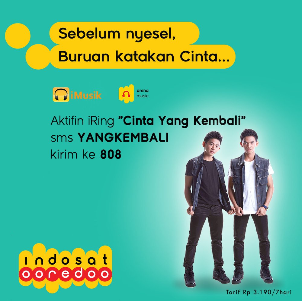 Baru jadian lagi sama mantan? Pakai dong iRing Cinta Yang Kembali - Rizki Ridho,klik goo.gl/Ic0wuT