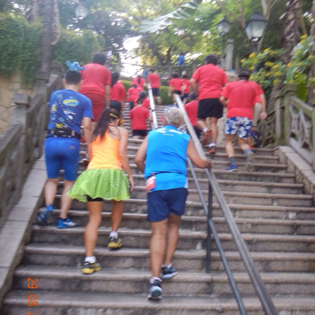 chan_arrow's tweet photo. At #fortcanning you can do your stairs climbing as well... #SCMS2016DQ https://t.co/NzGss9JqRT