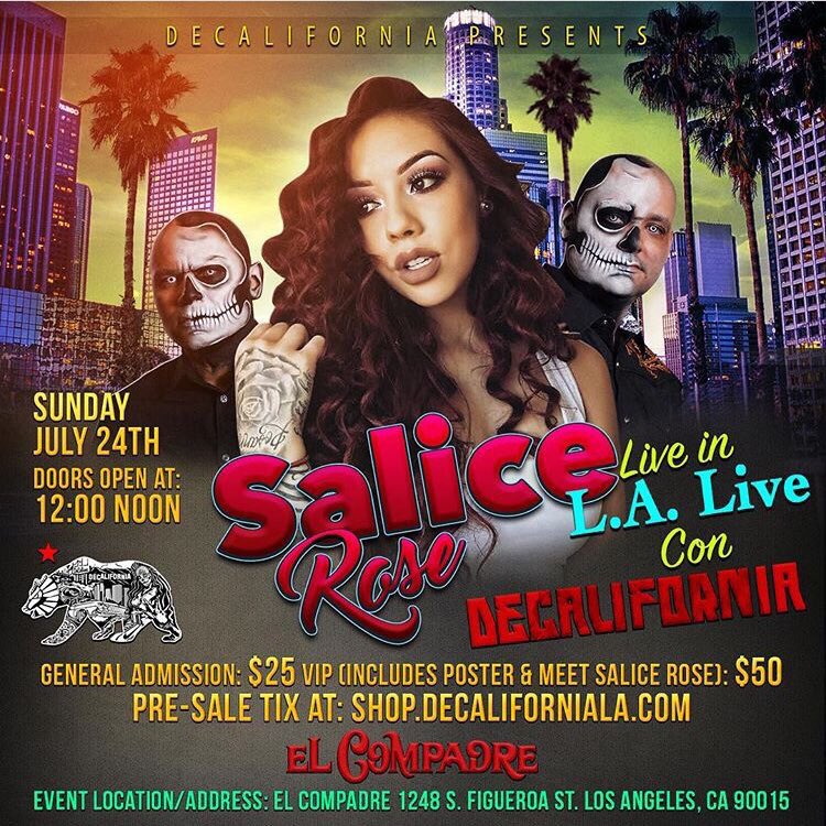 Salice rose tour dates