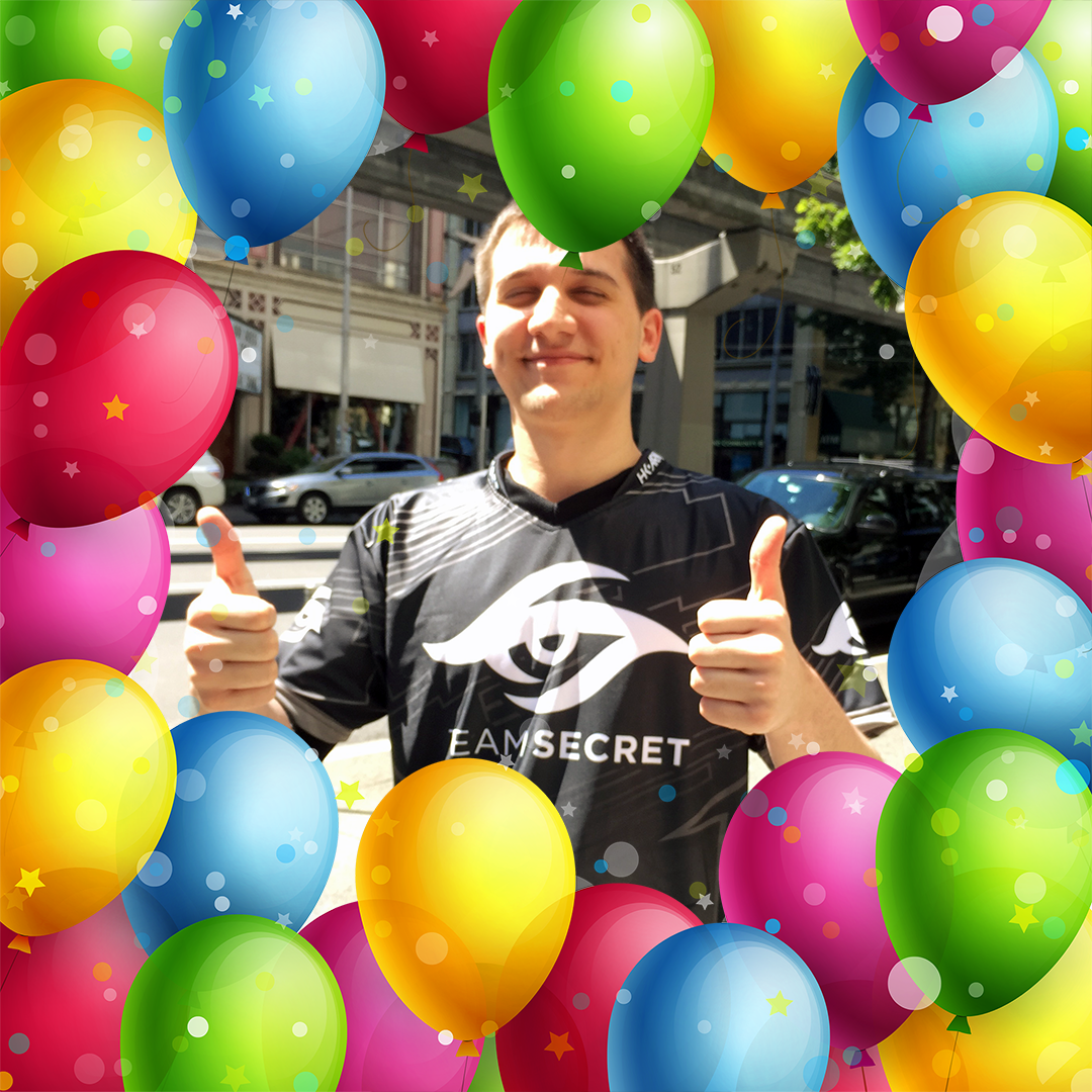 teamsecret's tweet photo. Happy Birthday @Arteezy! https://t.co/ZY3F6xRq4q