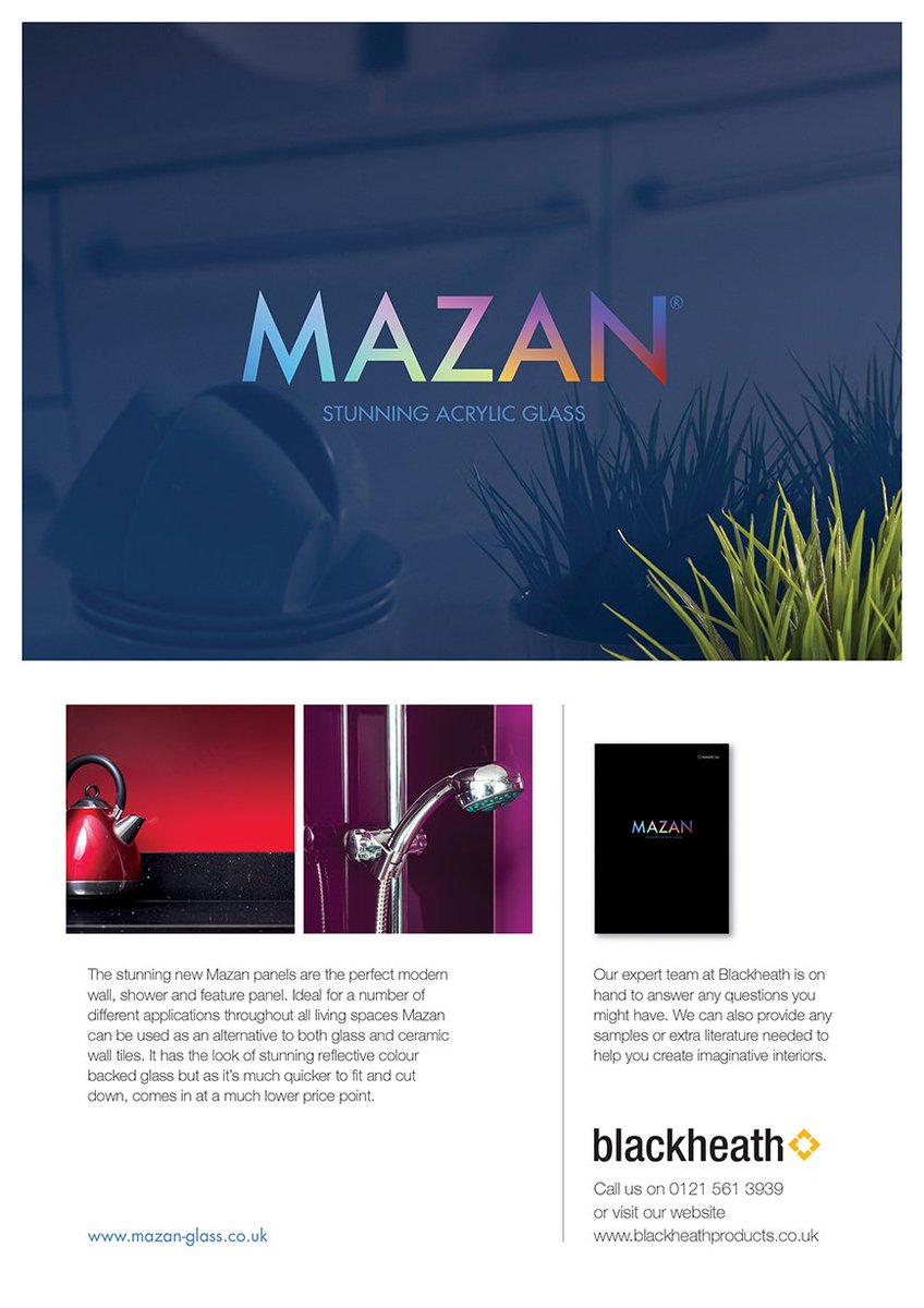 Mazan is a range of acrylic glass panels, for both Domestic and Commercial applications mazan-glass.co.uk