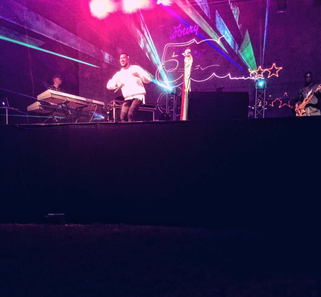 Getting up close and almost personal with A.K.A last night in Ballito. Backstage pass for the win #giveme5star