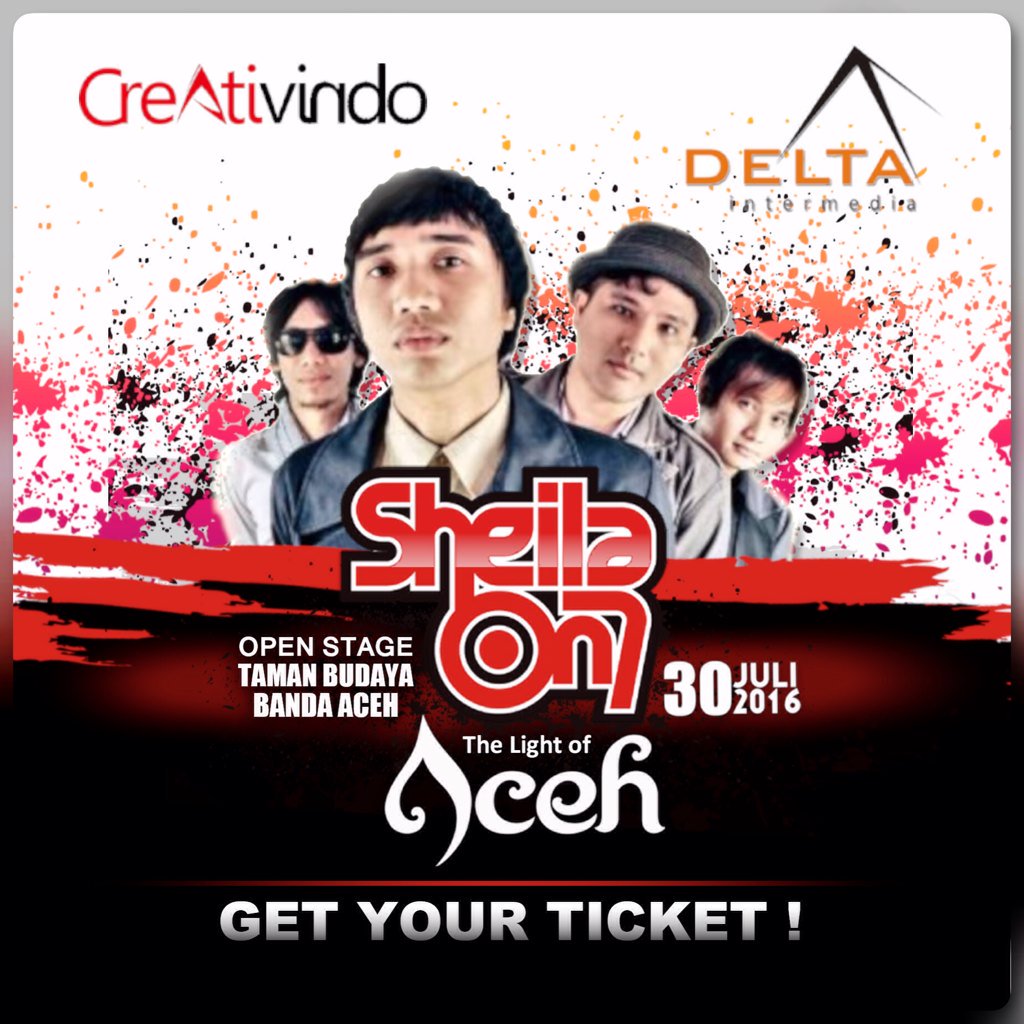 Open ticket #SO7ThelightofAceh #sheilaon7 #thelightofaceh