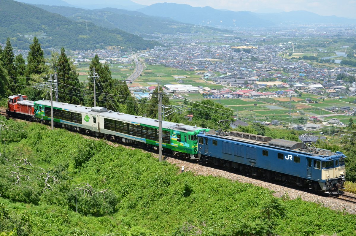 Uzivatel えぬ Na Twitteru 本日はキハ48系改のびゅうコースター風っこが長野 松本までef64 1053 高 とdd16 11 長 に挟まれる形で回送されました 2日運行の北アルプス風っこと3日運行の風っこ善知鳥で使用されますが編成の組み合わせが新鮮です Uzivatel えぬ Na Twitteru 本日はキハ48系改のびゅうコースター風っこが長野 松本までef64 1053 高 とdd16 11 長 に挟まれる形で回送されました 2日運行の北アルプス風っこと3日運行の風っこ善知鳥で使用されますが編成の組み合わせが新鮮です