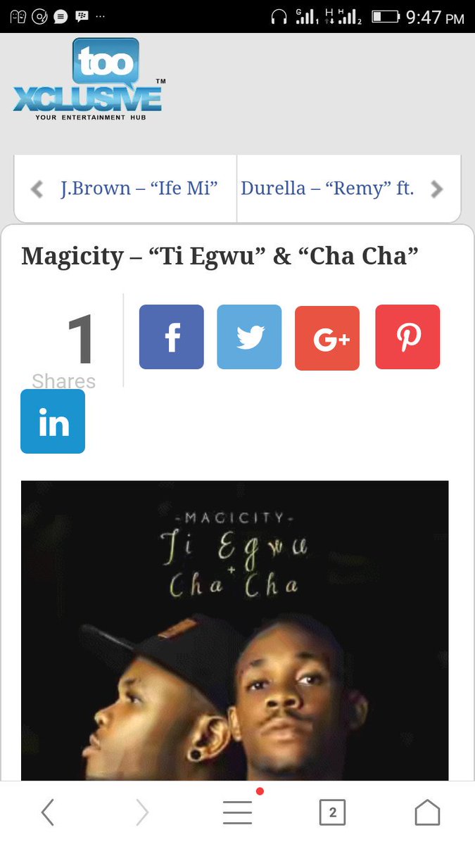 ThatYEYEBOI's tweet photo. Magicity - "Ti Egwu" &amp; "Cha Cha"tooXclusive https://t.co/v4IYTIXFOX via @tooxclusive_com @magicityic @magicitymagic https://t.co/MxCtsqgeqQ