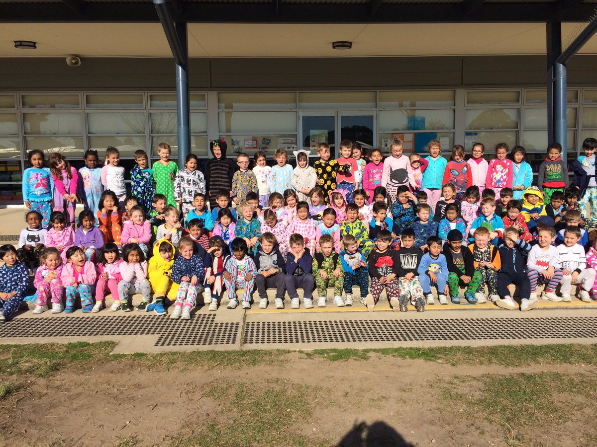 STC_Holsworthy's tweet photo. Kindergarten loved pyjama day! Thank you for all the donations. https://t.co/weGLMlE5YL