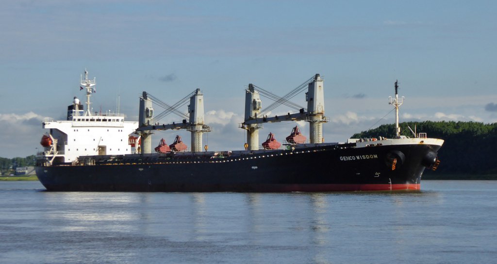 Genco Wisdom in 1997 opgeleverd. Gezien in #havenrotterdam scheepvaartnieuws.maasmondphoto.nl/genco-wisdom/