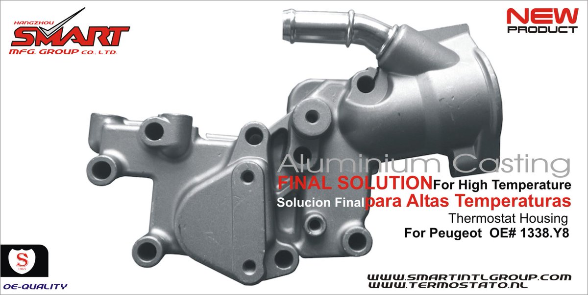 Smartintlgroup's tweet photo. #1338Y8 #Thermostat Housing #Peugeot , Smart thermostat housing https://t.co/EkeZkpPeg9