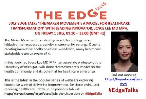 HelenBevan's tweet photo. Interested in patient-centered participatory design? Watch this at 9.30am today https://t.co/SLwkTpTvBD #edgetalks https://t.co/m3ps2JcDsV