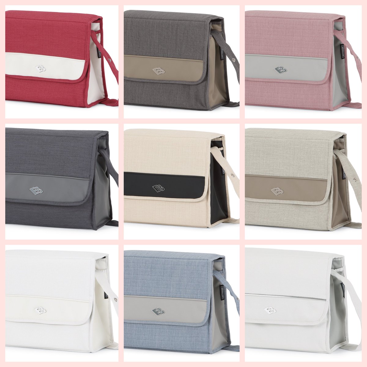 BebecarUK's tweet photo. #Bebecar coordinating baby bags for your #pushchair! #strollwithstyle #bagsofstyle #pushchairenvy #baby #colour https://t.co/QWOvKm8lJL