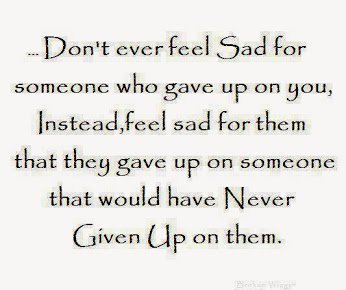 smsapplication5's tweet image. Don't ever feel sad for someone who gave up on you, instead, feel sad for them that they....
#feels #Thoughts #quote