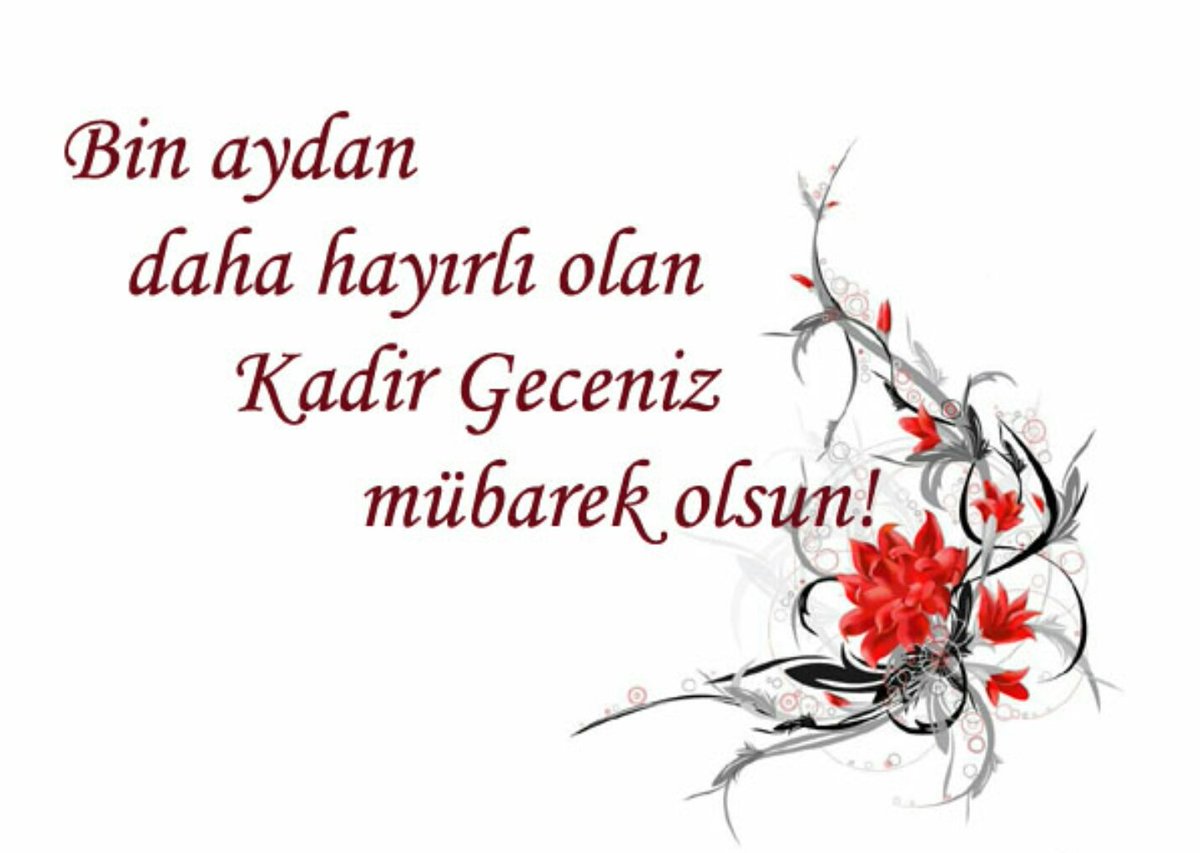 Kadir gecemiz mübarek olsun.Dualarınızda bizlerede yer olsun.