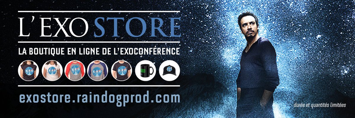 RainDogprod's tweet photo. Les goodies de #LEXOCONFERENCE sont en vente https://t.co/qqp2NS0Pu3 + Lyon @Kiosqueinlyon + Paris @PARISASTRONOMIE https://t.co/xMbHVLXQ8K
