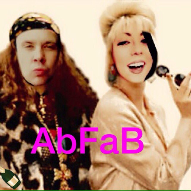 NeillNene's tweet image. Today's the day #AbFabMovie @ferrifrump so excited 🍾
