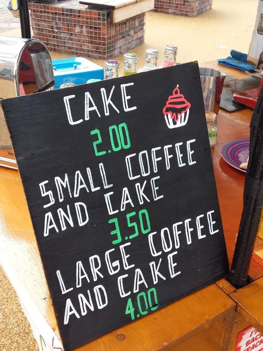 CoffeeCranks's tweet photo. Try our cake now on offer. Only a couple slices left @NewBaileyM3 #cake #bikesforgood #coffeeforgood #coops16 https://t.co/54Fo9X9J22