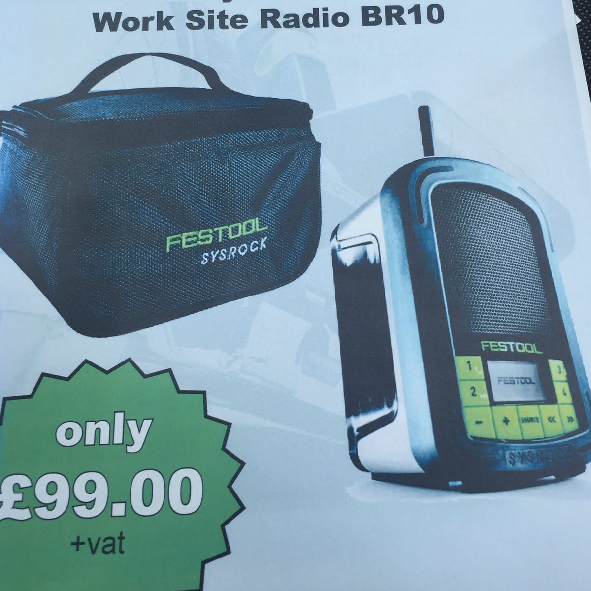 BrightonTools's tweet photo. #FestoolFriday and #FestoolSaturday deals from now until 12:30 come and have a demo tomorrow from 08:30 til 12:30 https://t.co/WPi7egOnVS