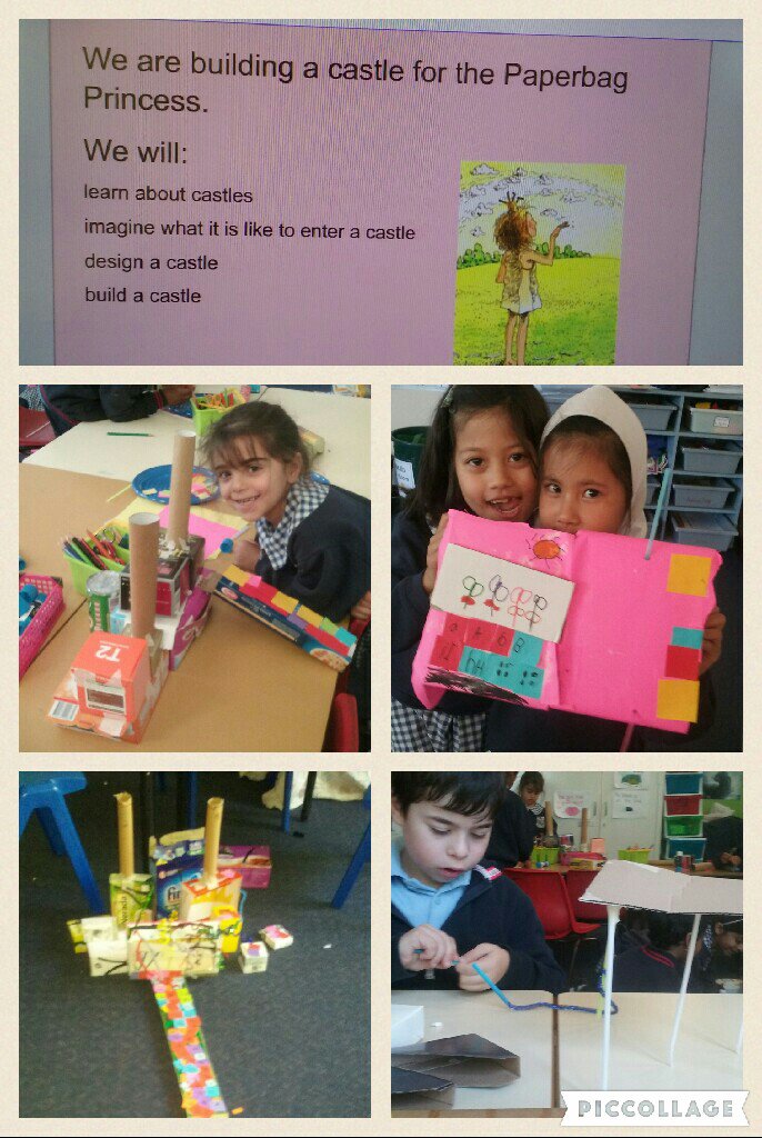 1/KZ have been learning about castles all week so we could build The Paperbag Princess a new one <a href="/AuburnNthPS/">Auburn North PS</a>