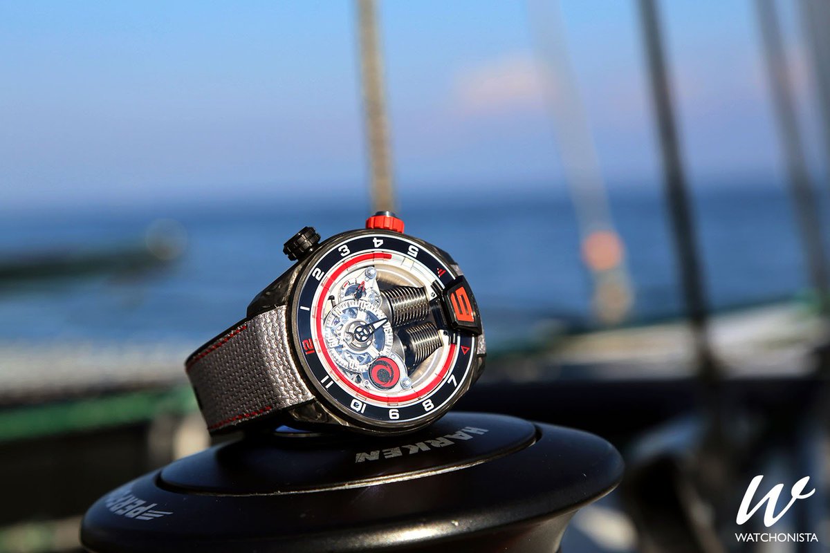 After the launch of the <a href="/HYTWatches/">HYT Watches</a> H2 <a href="/Alinghi/">Alinghi</a> back on the H4 bit.ly/299BQhw #sailing #watches