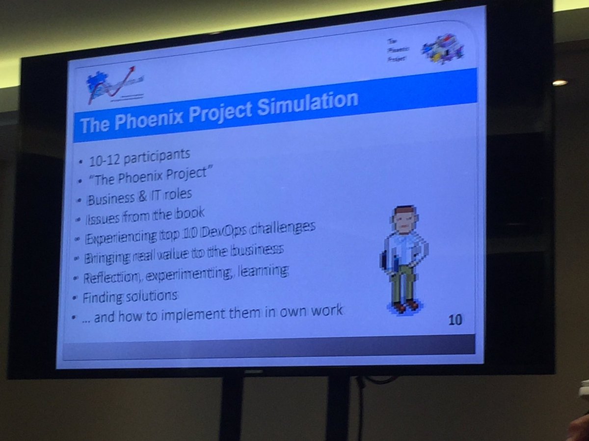 OpenLimitsLtd's tweet photo. @gamingjan #thephoenixproject #DevOps #devops16 @DOESsummitEU https://t.co/e6F3TiB9WV