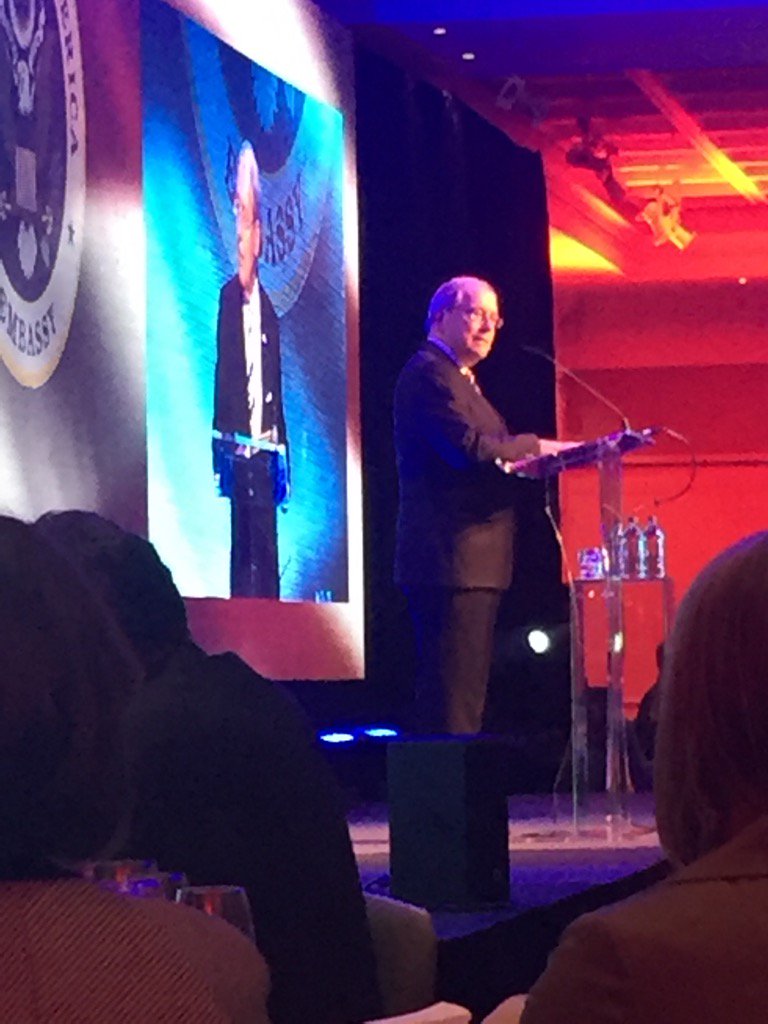 Aisling_McC's tweet image. US Ambassador #KevinO'Malley says Ireland punches above its weight at entrepreneurship #jul4IRL #amchamirl @jeanhoey