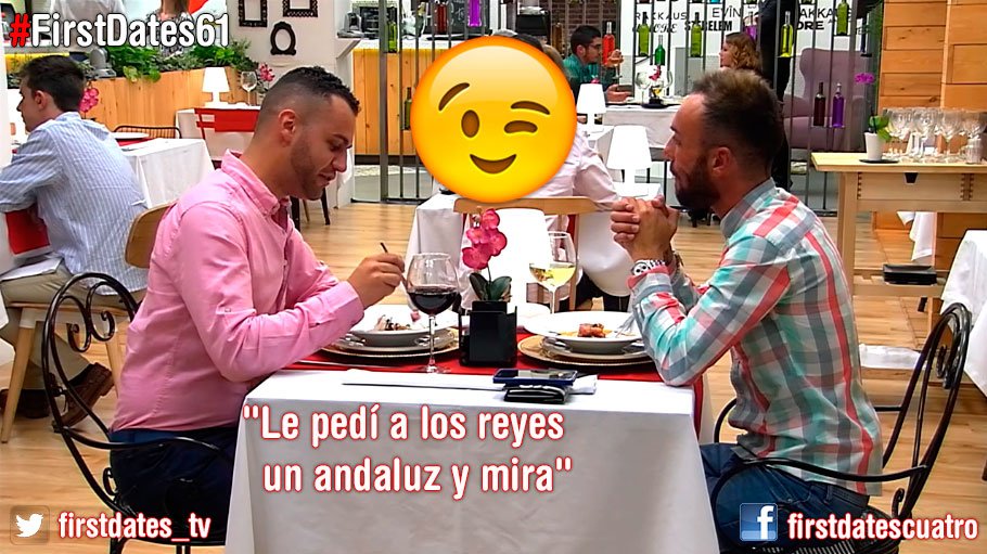 firstdates_tv's tweet photo. ¿Quería un andaluz? ¡Deseo concedido! #FirstDates61 https://t.co/JSw6HeQhyq https://t.co/CoN4NfaQEb