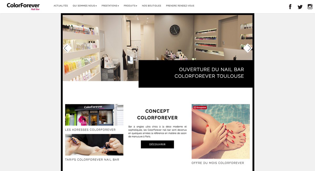 Colorforevernb's tweet photo. Notre nouveau site internet ColorForever est en ligne : https://t.co/HEIeKv4ZJd #OPI #nailbar #colorforever https://t.co/BuoZD4nZro