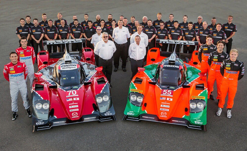 MazdaRacing's tweet photo. Good morning from @WGI. The cars and drivers get the glory, but they can't do it without a great team behind them. https://t.co/XUmPuqzgI3