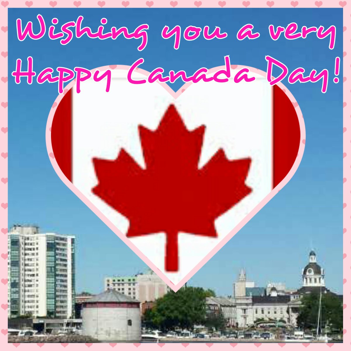 sunflower268's tweet photo. Wishing you a very Happy Canada Day from @sunflower268 https://t.co/qgSsqEeJ68 #HappyCanadaDay #ygk #visitkingston https://t.co/TQw6Np5dcJ