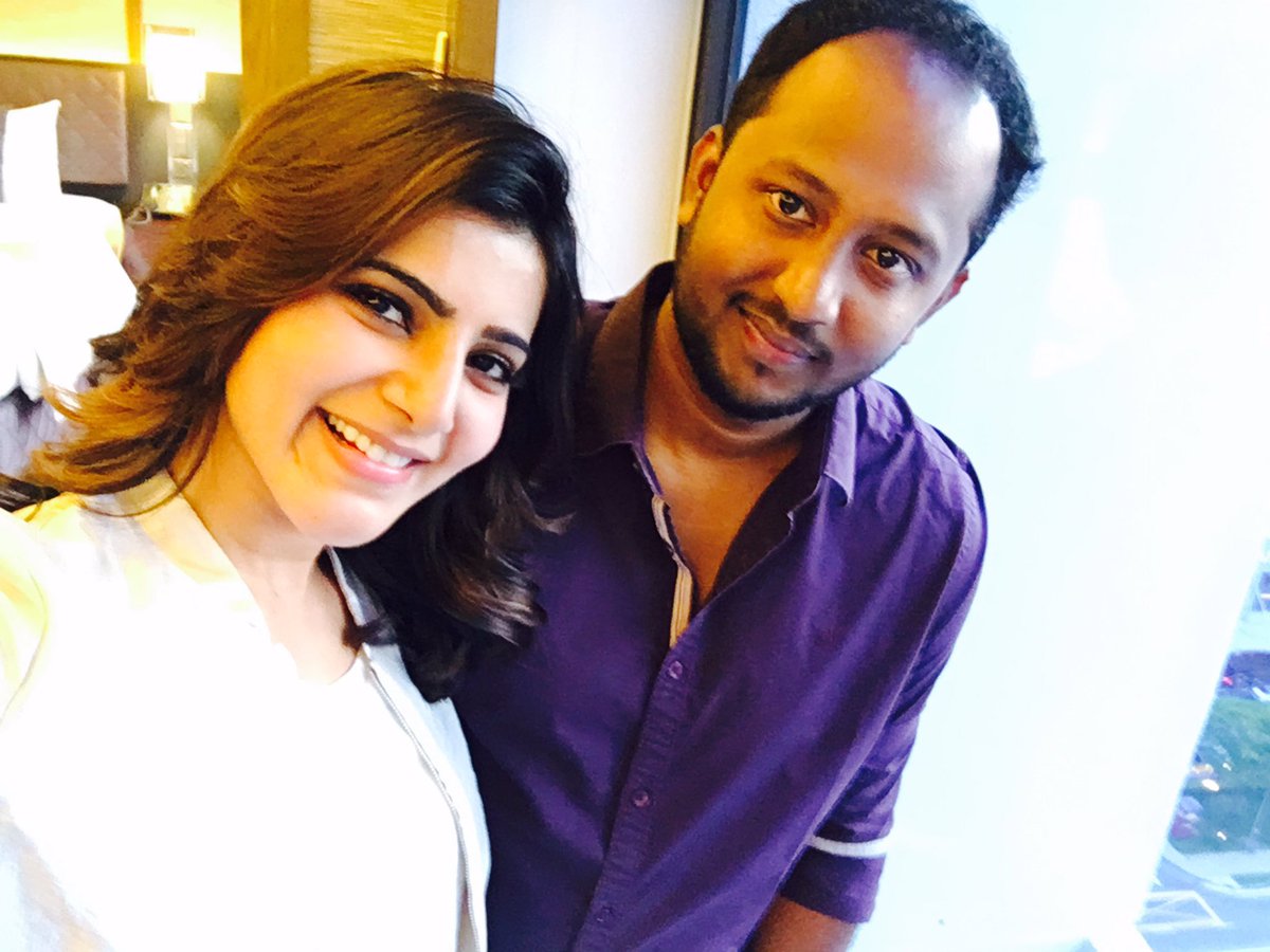 Jagadishbliss's tweet photo. With ever gorgeous, my thalaivi @Samanthaprabhu2 https://t.co/Em7BiWW4T1