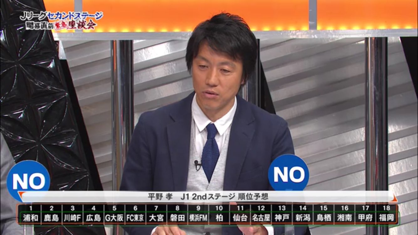 スカパー サッカー 順位予想 スカパー 解説 平野孝さんの16 J1 2ndステージの順位予想 Jリーグセカンドステージ開幕直前 緊急座談会 を生放送中だじぇい T Co Ay0jh7pzja スカパー T Co Qiboxyfbyc Twitter