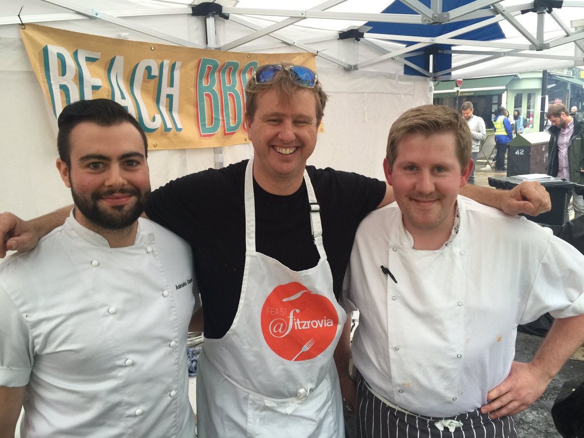 Thanks to our first <a href="/thebeachbbq/">Beach BBQ</a> Cook Off chefs from @PiedaTerreUK <a href="/SaltYardGroup/">Salt Yard Group</a> on Charlotte St #foodfestival