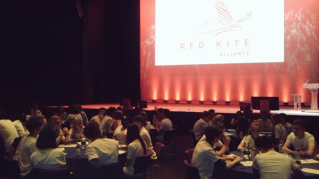 progressatabbey's tweet image. Student leadership session at red kite day 4 creating great leadership discussions #RKD4