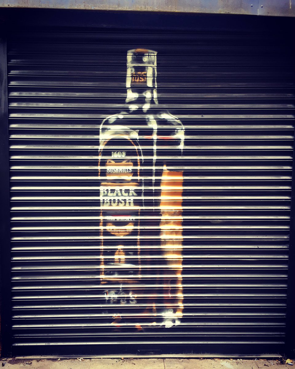 viswaste's tweet photo. #blackiscalling #bushmills #belfast #visualwaste https://t.co/1jyX1FKvsO