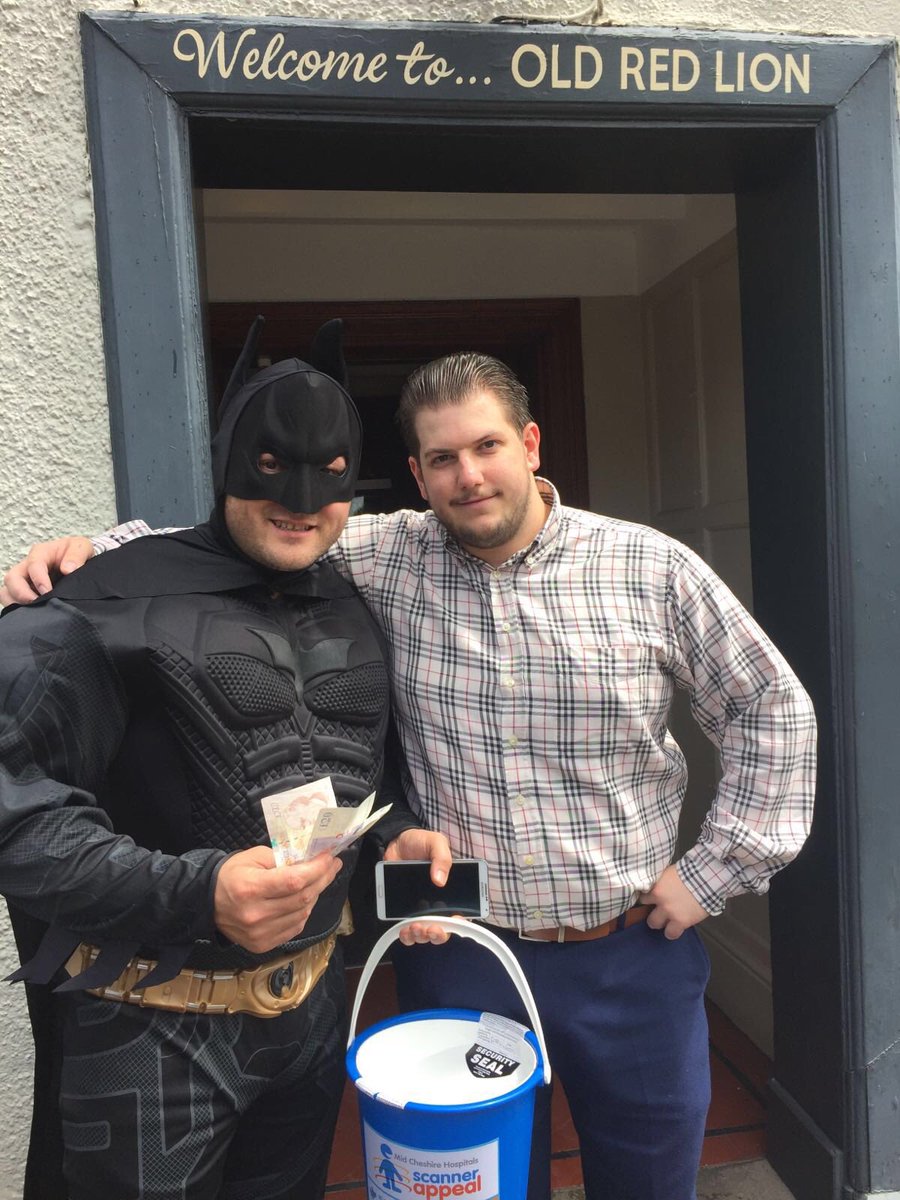 A massive thank you to <a href="/OldRedLionHC/">The Old Red Lion</a> for donating £50! #superheroMC