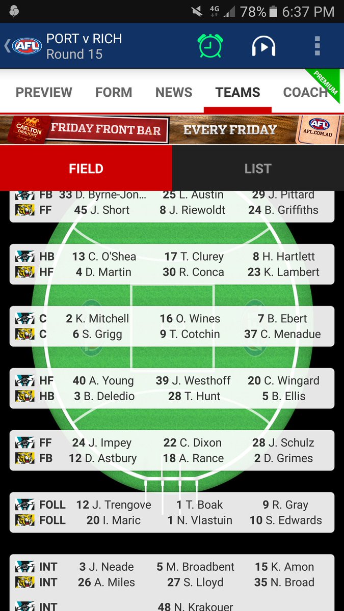 StkildafcJade's tweet image. GO POWER #AFLPowerTigers