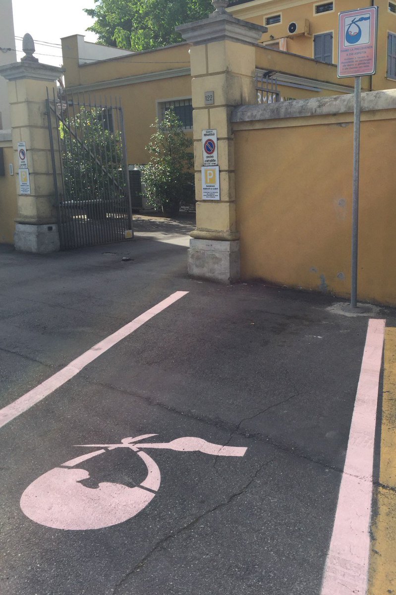 SulPanaro's tweet photo. A Mirandola, arrivano i parcheggi rosa per aiutare le famiglie in auto https://t.co/cc0flf1ctq https://t.co/M1yxT3Veww