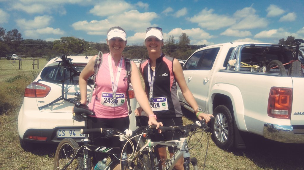 Bicycling is life with the volume turned up!  My BFF &amp; fellow MTB enthusiast!  @duesouthsa <a href="/adidasza/">adidasZA</a> #MYPARTNER