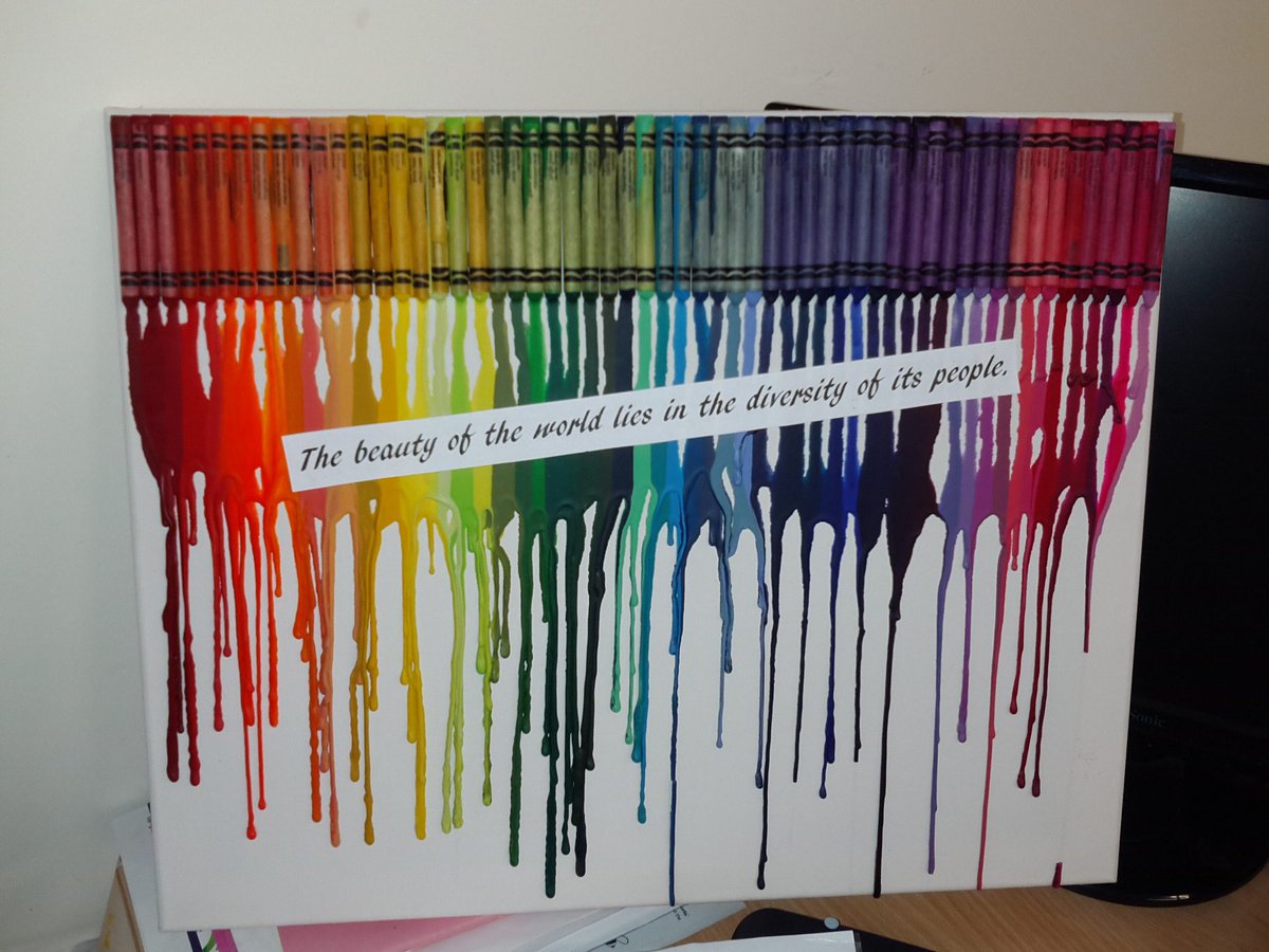 Stunning work from #maidenbeech #RE pupils #rainbownation # equality #vision #prophecy