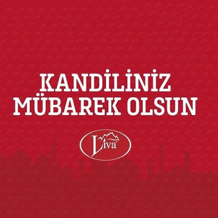 Hayırlı kandiller dileriz...