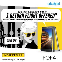 alcatelmobileuk's tweet image. We are excited to announce our #FLIGHT promotion when you buy our BRAND NEW #POP4 Handset from @amazonUK