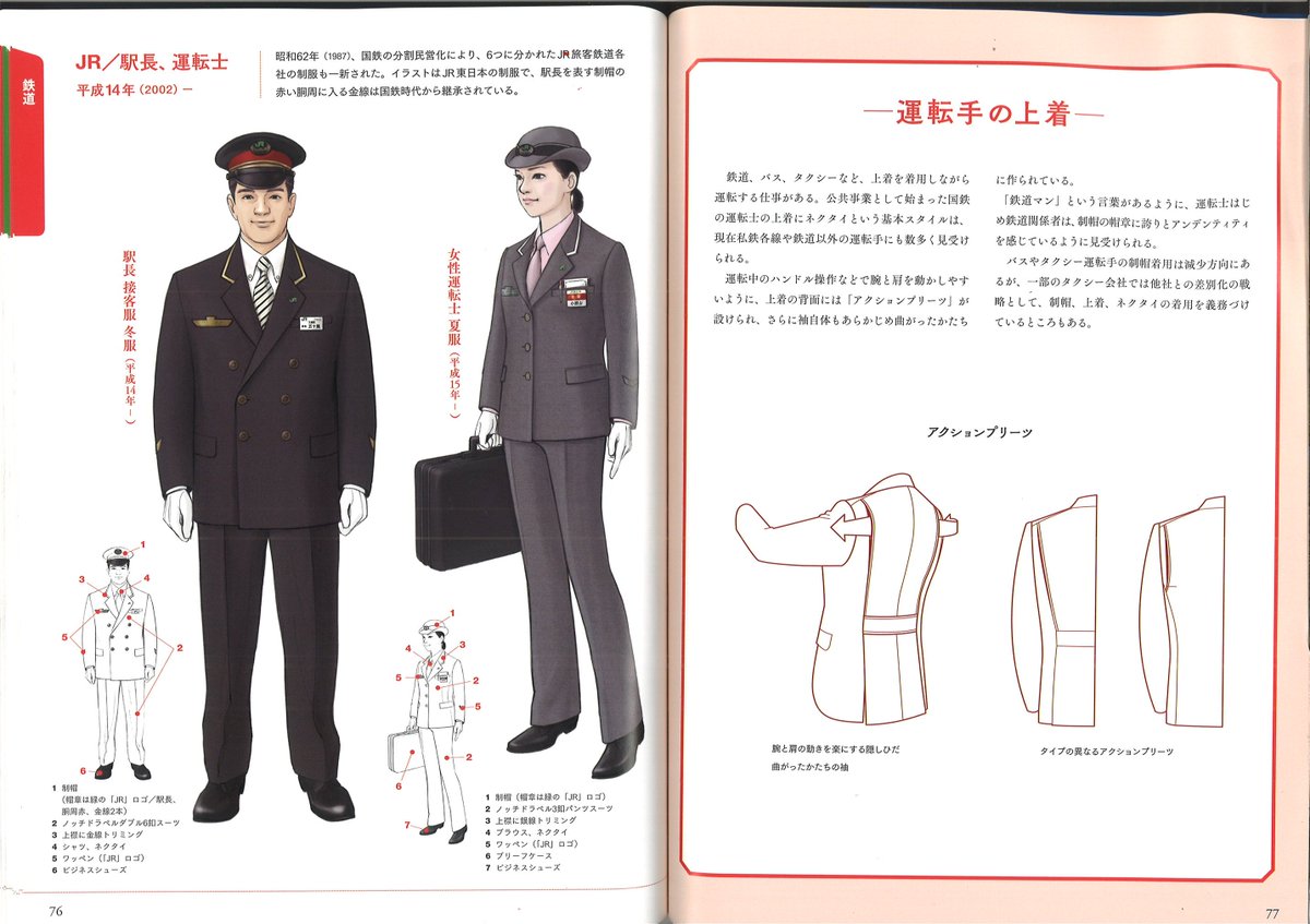 青幻舎 در توییتر 日本の制服 鉄道関係が大評判 今回はjrの駅長 と女性運転手 右頁は運転適性を高めた制服の秘密の紹介 日本の仕事70種を180点のイラストと図解で綴る 渡辺直樹 全描き下し Https T Co Cdqrvt4i4p