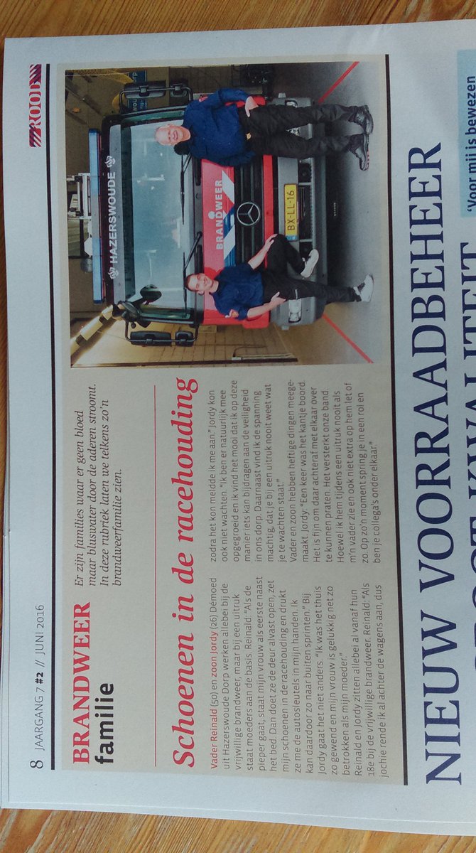 Vader en zoon Demoed, mannen met een brandweerpassie. Nu in Rood <a href="/BRW_HM/">Hollands Midden</a>