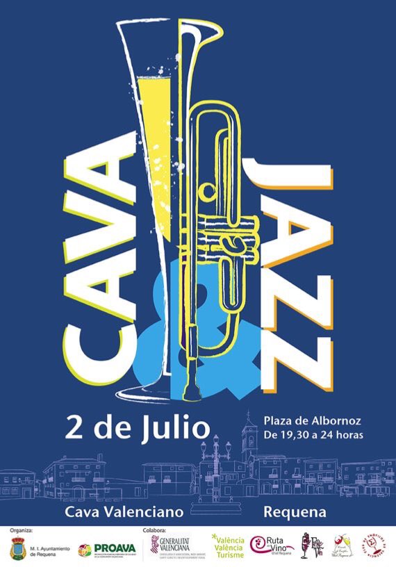c_valenciana's tweet photo. #planes Mañana, Cava a ritmo de Jazz en Requena @Proava https://t.co/T7DCnPx8gC
