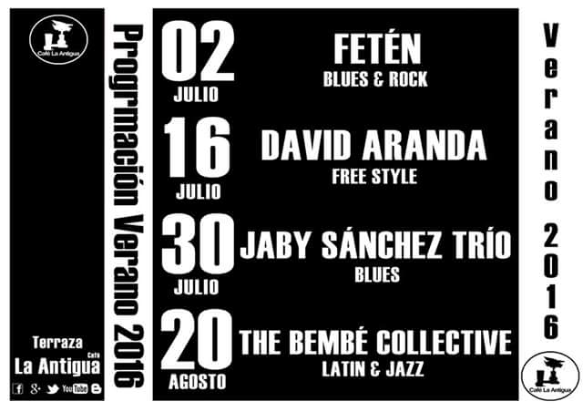 LaAntiguaCons's tweet image. Verano 2016 #blues #jazz #rock #elecrónica #latinjazz en @laantiguacons 🎸🎼🎹🎶 :-)
