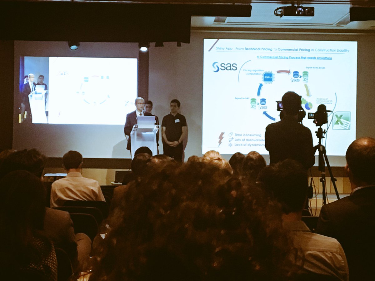 Selim, Samuel and Robin promoting their work to be shared all across <a href="/AXA/">AXA</a>. Love it! 😃 #AXADigitalShowShare