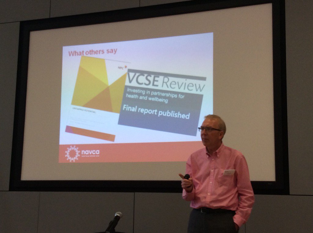 Nova_WD's tweet photo. VCSE infrastructure crucial to #integration of #health &amp; #socialcare @VCSEreview @NPCthinks #localimpacthub https://t.co/9GEryNXxtD