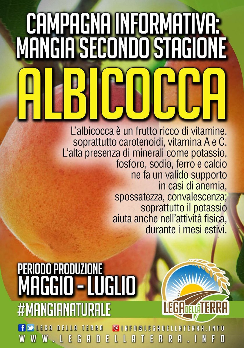 LegadellaTerra's tweet photo. Mangia secondo stagione: questa è la nuova campagna lanciata dalla #LegadellaTerra. Più salute e meno inquinamento. https://t.co/Pz9f1pUh4N